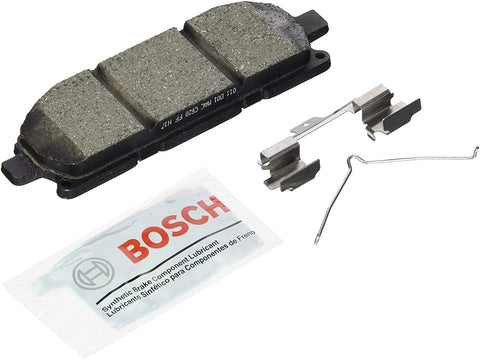 Bosch BE1552H Blue Disc Brake Pad Set with Hardware for 2011-15 Nissan Quest - FRONT