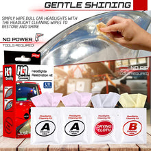 H&A QUALITY Headlight Restoration Kit, Car Headlights Lens Detailing Cleaning Wipes with UV Protectant Clear Top Coat, Headlights Polishing Wipe to Remove Haze and Shine Dull Headlights