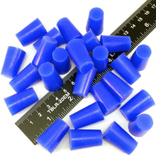 25 Piece 1/2" X 5/8" High Temp Silicone Rubber Tapered Plug Kit Powder Coating Custom Painting Supplies