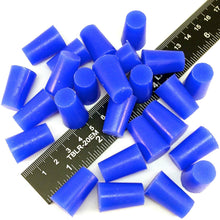 25 Piece 1/2" X 5/8" High Temp Silicone Rubber Tapered Plug Kit Powder Coating Custom Painting Supplies