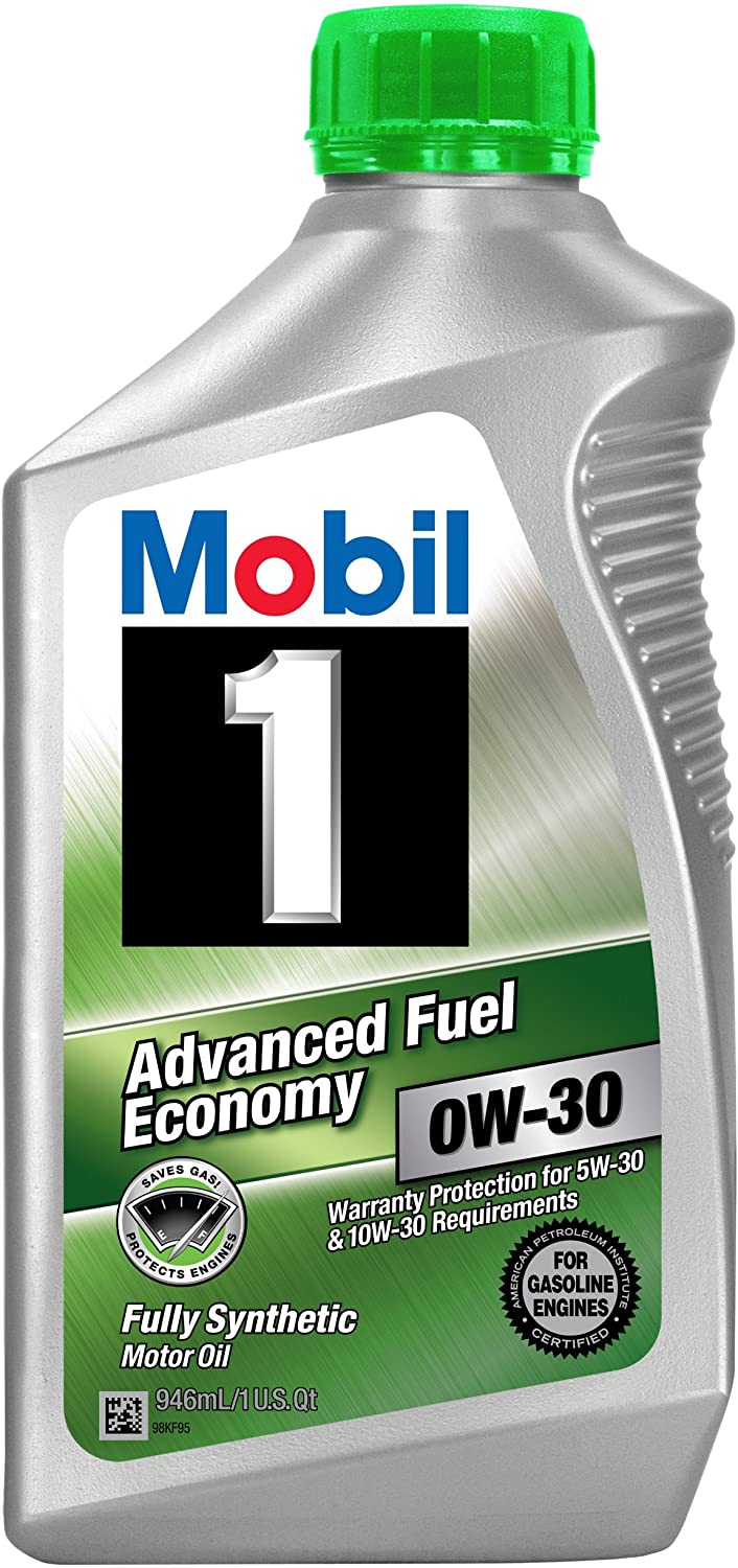 Mobil 1part No. 112746 (Advanced fuel economy) 0W-30 Motor Oil - 1 Quart (Pack of 6)