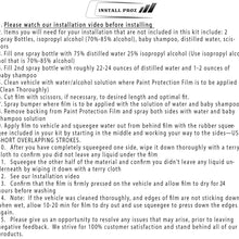 Install Proz Self Healing Universal Clear Paint Protection Bra Hood and Fender Kit (18" x 108")
