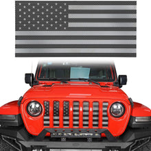 V8 GOD US American Flag Front Grille Mesh Insert Old Glory (Black&White) for Jeep Wrangler 2018 2019 2020 2021 JL& 2020 2021 JT Gladitor