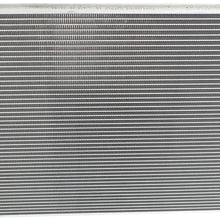 A/C Condenser Compatible with 2002-2007 Jeep Liberty Aluminum Core