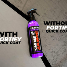 SHINE ARMOR Fortify Quick Coat - Ceramic Coating - Car Wax Polish Spray - Waterless Car Wash & Wax - Hydrophobic Top Coat Polish & Polymer Paint Sealant Detail Protection