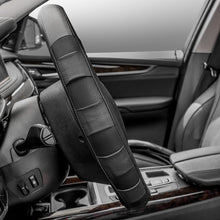 FH Group FH2005BLACK Steering Wheel Cover (Genuine Leather Sport Black)