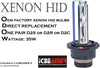 ICBEAMER 30000K D2S D2C D2R Xenon Factory HID Replacement for OEM Headlight Low Beam Light Bulbs Color: Dark Blue