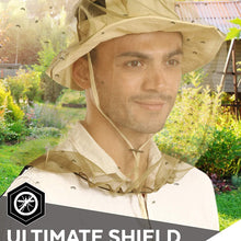 Mosquito Head Net Mesh - Bug/Insect Face Netting for Hats with Extra Fine Fly Screen Holes for Men & Women - Ultimate Outdoor Protection/Shield from Bugs, Gnats, No-See-Ums & Midges. Chemical Free