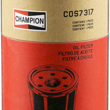 Champion COS7317 Spin-On Oil Filter, 1 Pack