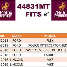 METRIX PREMIUM 44831MT Front Left Stabilizer Bar Link Kit |K750388| For -> 2010-2018 Ford FLEX / 2013-2018 Ford POLICE INTERCEPTOR & SPECIAL SERVICE SEDAN / 2010-2018 TAURUS | Made in TURKEY