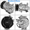 labwork AC Compressor & A/C Clutch Replacement for 2005-2006 2008-2017 Toyota Yaris 8831052530 8831052250