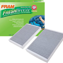 Fram Fresh Breeze - Filtro de aire para cabina Arm & Hammer Baking Soda, CF10374 para vehículos Dodge/Toyota