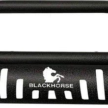 Black Horse Off Road Textured Bull Bar with Skid Plate Compatible with04-10 Dodge Durango/06-10 Chrysler Aspen