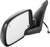 Dependable Direct Left Side Heated Power Operated Mirror for 00-05 Chevy Suburban, Tahoe, Yukon - Parts Link #: GM1320247