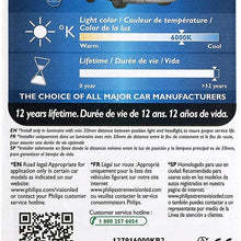 Philips 127916000KB2 T10/168/12961 White 6000K LED light bulb, 2 Pack