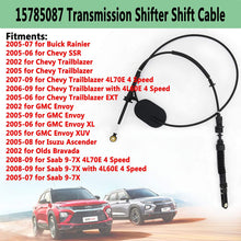 15785087 Equipment Automatic Transmission Shifter Shift Selector Cable,Auto Transmission Control Lever Cable,Compatible with GM Chevy GMC Buick Isuzu Saab Oldsmobile Envoy Trailblazer,By LIYYOO