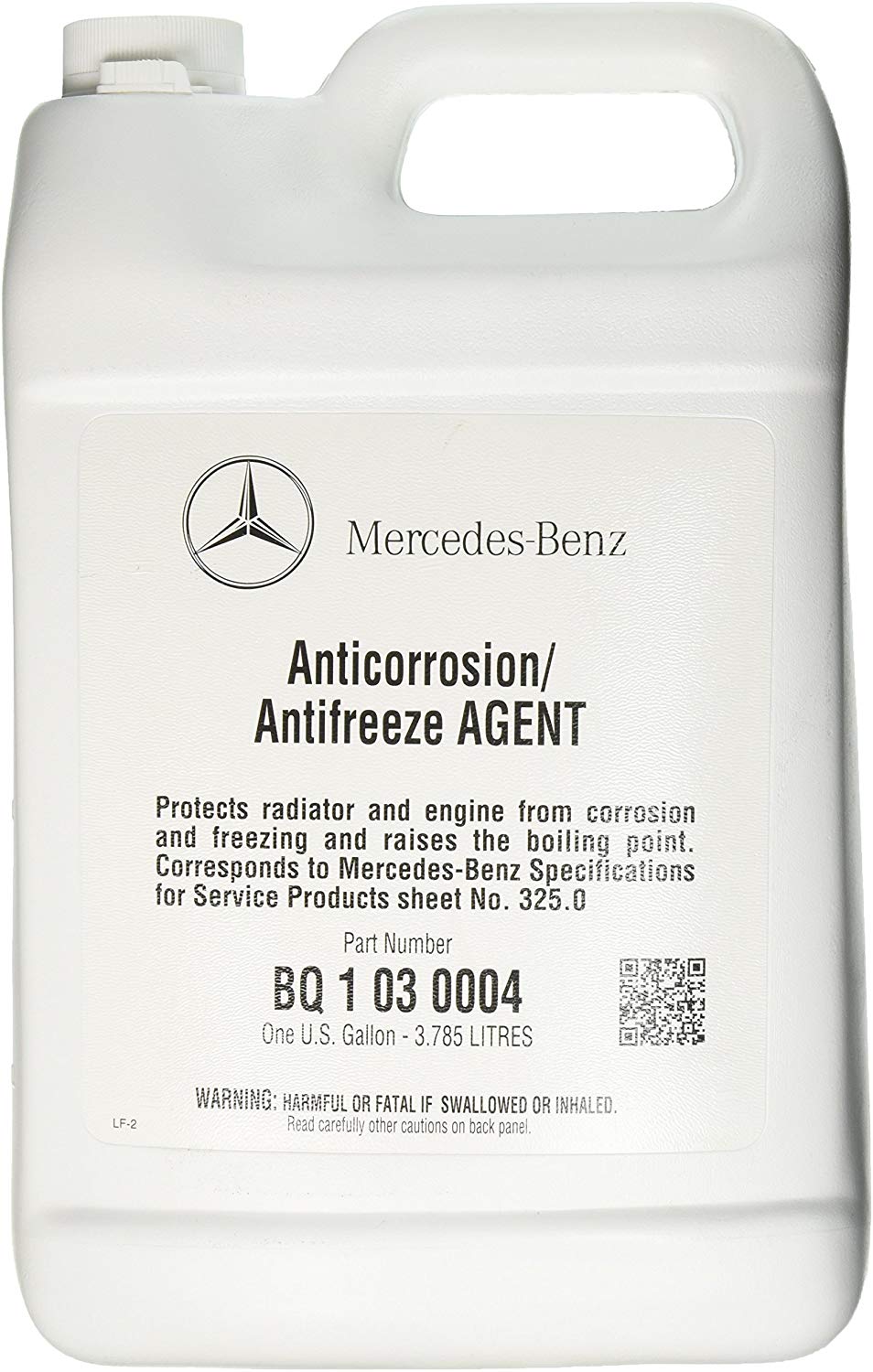 Mercedes Benz Engine Coolant/Antifreeze (1 Gallon) (Blue Color)