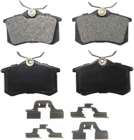 Wagner QuickStop ZX340A Semi-Metallic Disc Pad Set, Rear