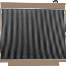 ALLOYWORKS 4 Row Core All Aluminum Radiator for 1983-1994 Ford F150 F250 F350 F59 6.9L 7.3L V8 AT/MT