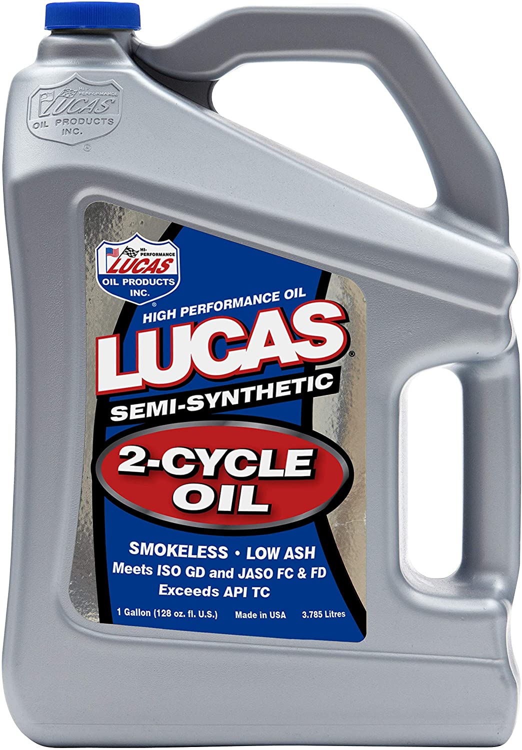 Lucas Oil 10115 Semi-Synthetic 2-Cycle Oil - 1 Gallon Jug