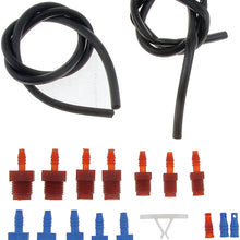Dorman 13911 Master Cylinder Bleeder Kit - 22 in. Hose, Clip, SAE and Metric Fittings