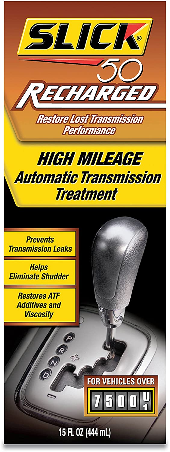 Slick 50 41806015 Recharged High Mileage Automatic Transmission and Engine Treatment, 15-Ounce