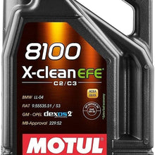 Motul 107206 8100 5W30 X-Clean EFE Synthetic Engine Oil-LL04-229.51-502 00-505 00-5-Liter, 169.05 Fluid_Ounces