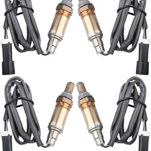 MOSTPLUS O2 Male Oxygen Sensor Up Down Stream Compatible with Ford F-150 F-250 5.4L (Set of 4) (4)