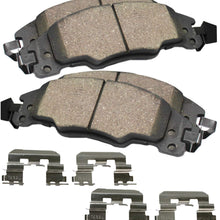 Detroit Axle - FRONT Ceramic Brake Pads w/Hardware Kit - 2013-2016 Ford Fusion/Lincoln MKZ