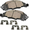 Detroit Axle - Rear Ceramic Brake Pads w/Hardware for 2006-2012 Ford Fusion - [2007-2012 Lincoln MKZ] - [2006-2013 Mazda 6] 2006-2011 Mercury Milan