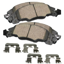 Detroit Axle - Front Ceramic Brake Pads w/Hardware Kit for 2011-2013 Chevy Cruze - [2014-2015 Chevy Cruze 1.4/1.8L] - 2012-2017 Chevy Sonic