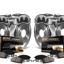 Power Stop KCOE7865 Autospeciality Replacement Front and Rear Caliper Kit- OE Rotors, Ceramic Brake Pads, Calipers