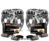 Power Stop KCOE7865 Autospeciality Replacement Front and Rear Caliper Kit- OE Rotors, Ceramic Brake Pads, Calipers