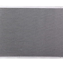 Lynol Cooling System Complete Aluminum Radiator Direct Replacement Compatible With 99-04 Silverado Sierra 1500 2500 00-04 Tahoe Yukon 00-06 Suburban Yukon XL 02-05 Escalade 28 1/2" Inch Core W/O EOC