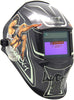 ATF Solar Powered Auto Darkening Welding Helmet Luminous and Ultra High Definition Welding Hood With Adjustable Shade Range DIN4/9-13,With +2.00 Magnifying Welding Lens.