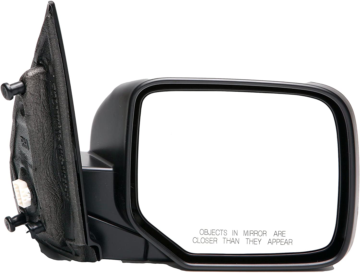 Dorman 955-1719 Passenger Side Power Door Mirror - Folding for Select Honda Models, Black