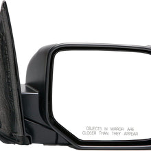 Dorman 955-1719 Passenger Side Power Door Mirror - Folding for Select Honda Models, Black