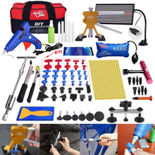 Fly5D 74 Pcs Car Body Paintless Repair Removal Tools Automotive Door Ding Dent Silde Hammer Glue Puller Repair Starter Set Kits for Car Hail Damage and Door Dings Repair