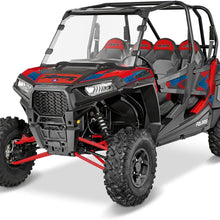 Clear UTV Full Windshield for Polaris Razor, 14-18 RZR XP 1000, 14-18 RZR XP 4 1000, 15-18 RZR 900, 15-18 RZR 4 900, 15-18 RZR S900, 15-18 RZR XC 900, 14-18 RZR 1000, 16-18 XP Turbo