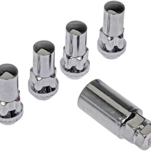 Dorman 711-1028 Pack of 4 Chrome Lock Nuts with Key