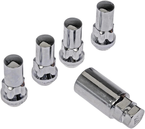 Dorman 711-1028 Pack of 4 Chrome Lock Nuts with Key