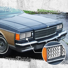 Partsam 4x6 6x4 inch LED Headlights Rectangular Sealed Beam Headlamp H4651 H4652 H4656 H4666 H6545 H4 Socket Hi/Lo Beam Compatible with Peterbilt 379, Kenworth W900, Chevy K5 K10 K20 W3500