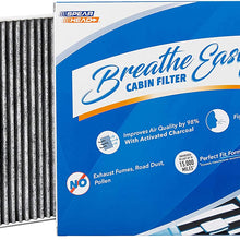 Spearhead Premium Breathe Easy Cabin Filter, Up to 25% Longer Life w/Activated Carbon (BE-161)