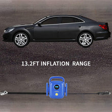 Mainfiter Car Tire Inflator, 12V DC Portable Car Tire Pump 150PSI Auto Pump/Shut Off Car Air Pump with Digital LCD Display and Emergency Led Flashlight for Car Tires