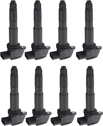 ENA Pack of 8 Ignition Coils Compatible with 2003 2004 Porsche Cayenne V8 4.5L UF-563