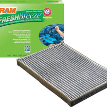 FRAM Fresh Breeze Cabin Air Filter Replacement for Car Passenger Compartment w/Arm and Hammer Baking Soda, Easy Install, CF8644A for Select Volkswagen and Audi Vehicles , white