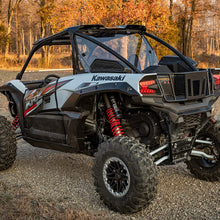 SuperATV Heavy Duty Steel Bed Enclosure for Kawasaki Teryx KRX 1000 (2020+) UTV - Easy to install, All hardware Included - 100% Guaranteed Fit - Can Hold a 32” Spare Tire, Cargo, or Other Accessories