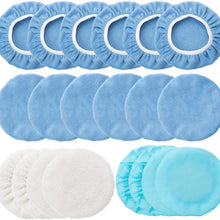 20 Pieces Car Polisher Pad Bonnet Microfiber Max Baxer Bonnet Polishing Bonnet Buffing Pad Cover (5-6 Inches)