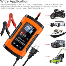 5 Amp 12V Automotive Smart Battery Charger/Maintainer for Car, Motorcycle, Lawn Mower, Boat, RV, SUV, ATV and More