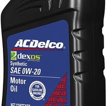 ACDelco 10-9232 Professional dexos1 0W-20 Synthetic Motor Oil - 1 qt (Packaging may vary)